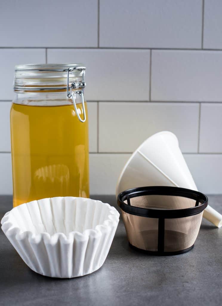 Filtering Limoncello
