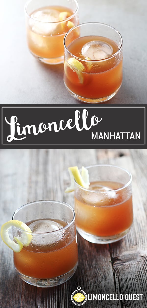 Limoncello Manhattan Cocktail Recipe Limoncello Manhattan Cocktail Recipe