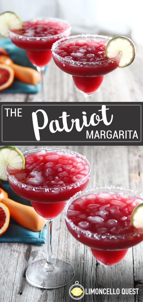 The Patriot - A Blood Orange Margarita from LimoncelloQuest The Patriot - A Blood Orange Margarita from LimoncelloQuest